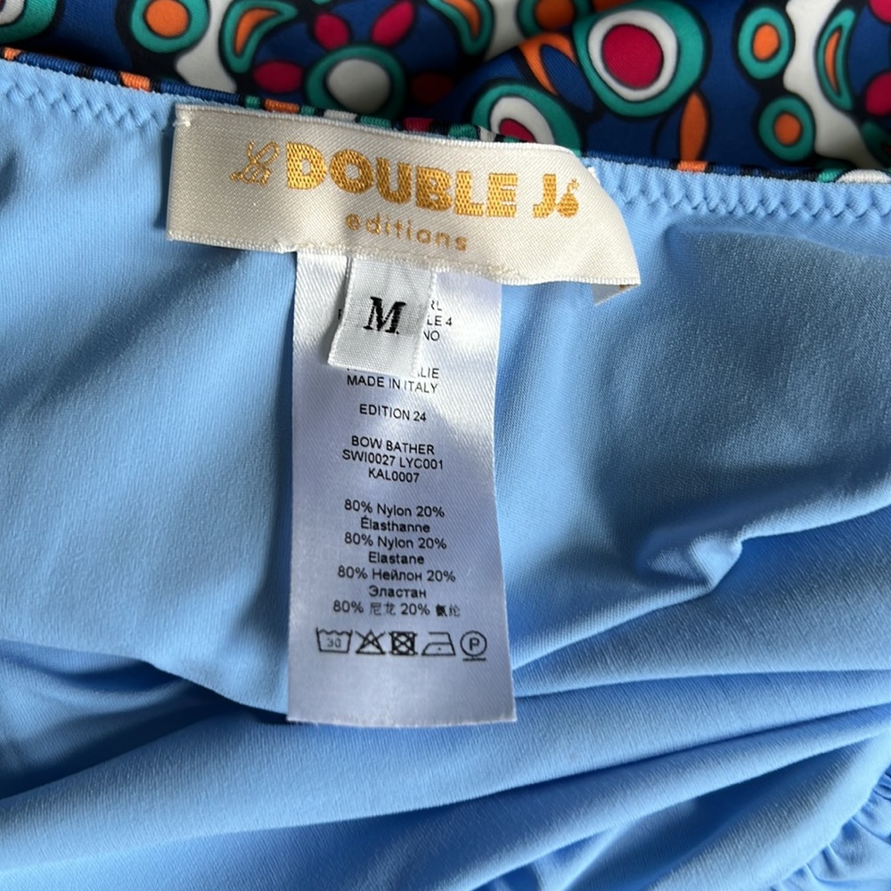 LA DOUBLEJ Bow Bather One Piece Swimsuit sz M 325$ - Picture 10 of 10